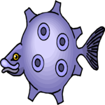 Fish - Mine Clip Art