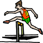 Hurdles 17 Clip Art