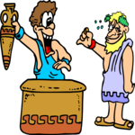 Wine Salesman - Roman Clip Art