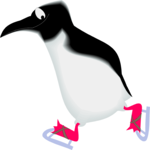 Ice Skating - Penguin