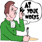 Eat Your Words Clip Art