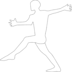 Man Balancing Clip Art