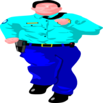 Police Officer Running