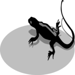 Lizard 01 Clip Art