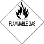 Flammable Gas 1 Clip Art