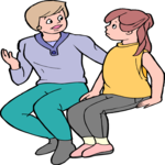 Student & Teacher 3 Clip Art