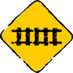 Railroad Xing 5 Clip Art