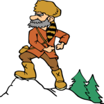 Frontier Man 7 Clip Art