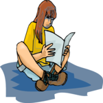 Girl Reading 5