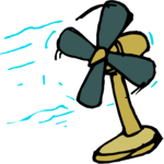 Fan - Oscillating 13 Clip Art