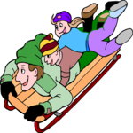 Sledding 16 Clip Art