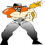 Football - Bully 1 Clip Art