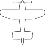 Plane - Outline