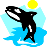 Whale 07 Clip Art