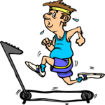 Treadmill 08 Clip Art