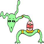 Space Alien 052 Clip Art