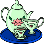 Tea Service 5 Clip Art