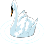 Swan 07 Clip Art