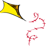 Kite 10 Clip Art