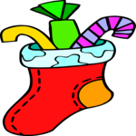 Stocking 37 Clip Art