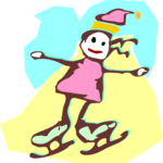 Ice Skating Clip Art