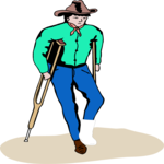 Broken Leg Clip Art