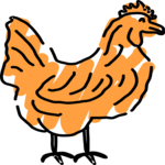 Chicken 22 Clip Art