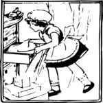 People, Girl Cleaning