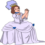 Princess - Victorian Clip Art