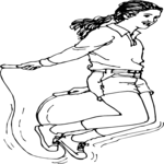 Jumping Rope 2 Clip Art