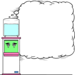 Water Cooler Talking 2 Clip Art