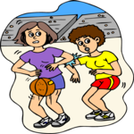 Basketball Players 18 Clip Art