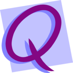 Lavender Q Clip Art