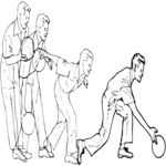 Bowler 14 Clip Art