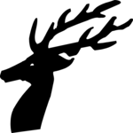 Stag - Head 4 Clip Art