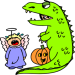 Costume - Dragon Clip Art