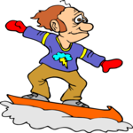 Snowboarder 38 Clip Art