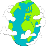 Globe - Cartoon 04 Clip Art