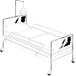 Hospital Bed 3 Clip Art