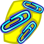 Paper Clips 1 Clip Art