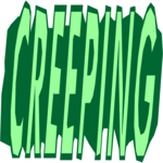 Creeping - Title Clip Art