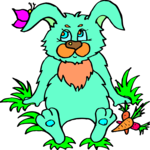 Rabbit 37 Clip Art