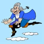 Colonial Man Falling