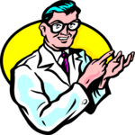 Scientist 01 Clip Art