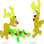 Reindeer Poking Fun