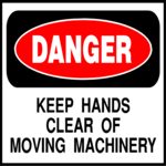 Keep Hands Clear 2 Clip Art