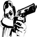 Target Shooting 1 Clip Art