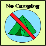 No Camping