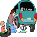 Road Trip Disaster Clip Art