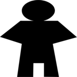 Silhouette Child 2 Clip Art